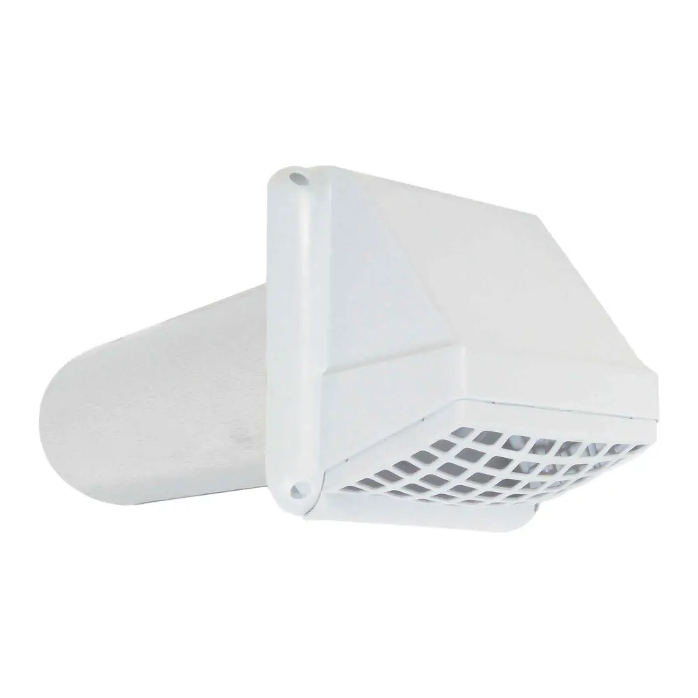 Ventilation Vent Grid White Synthetic, 3"