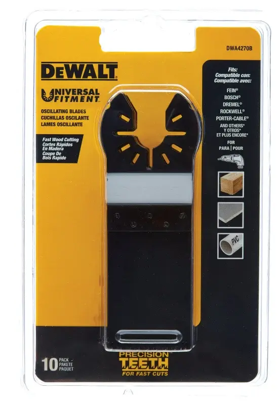 DEWALT DWA4270B Cutting Blade, 1-1/4 , HCS, 10/PK