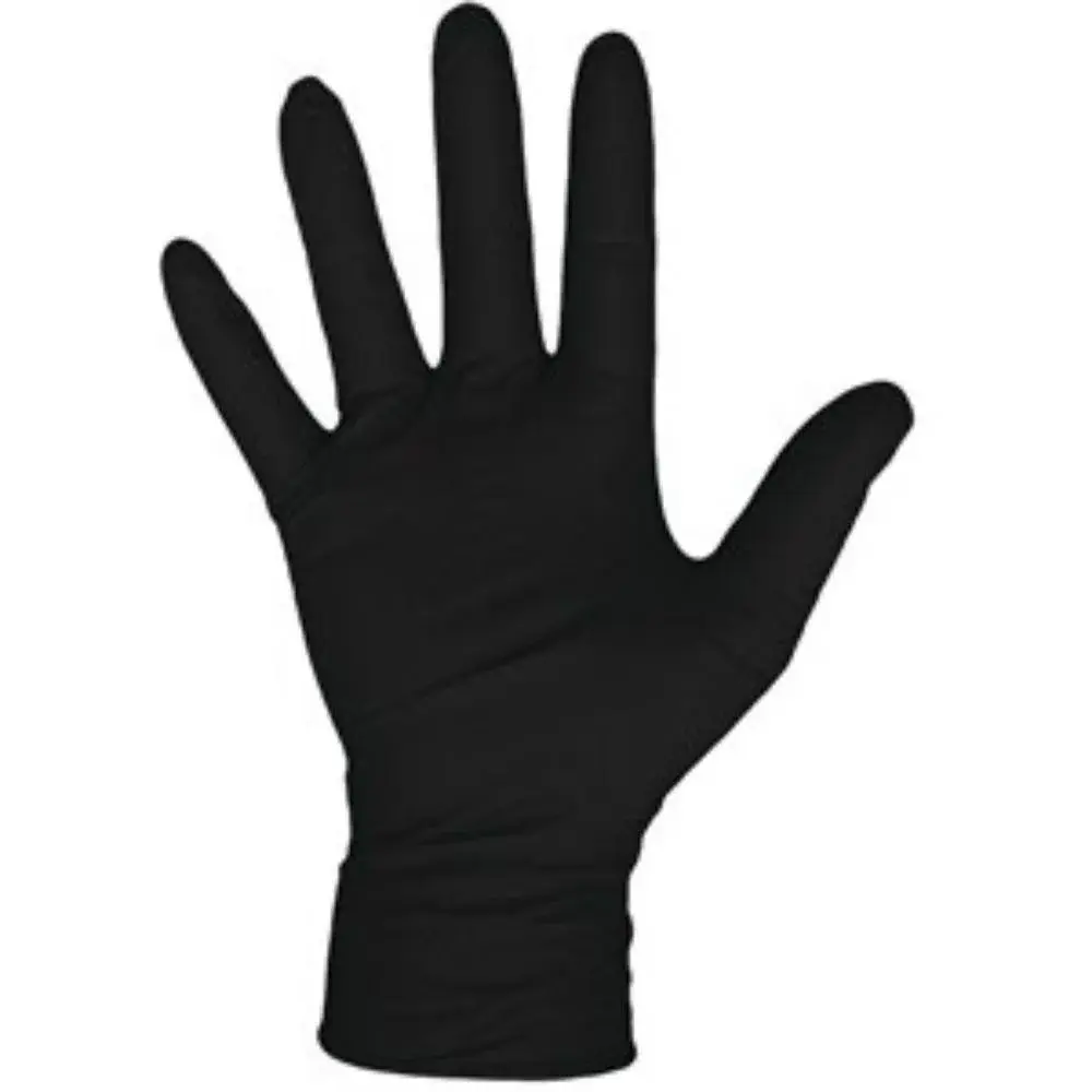BLACK NITRILE POWDER NO-COST GLOVES