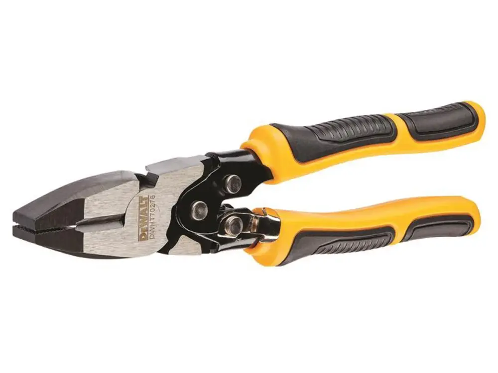 Dewalt Hand Tools Compound Action Linesman Pliers 200Mm