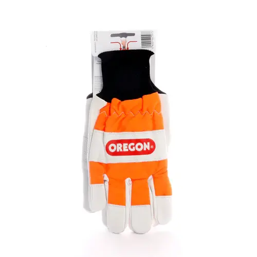 Oregon 91305L Chainsaw Left-Hand Protection Leather Gloves Oversized (Size 10)