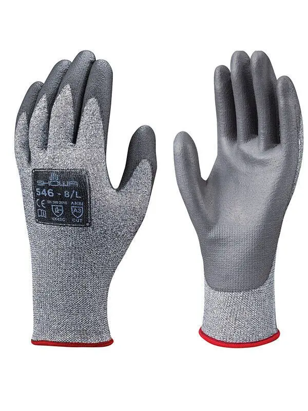 SHOWA 546 CUT RESISTANT WORK GLOVES - NO-COST SHIPPING