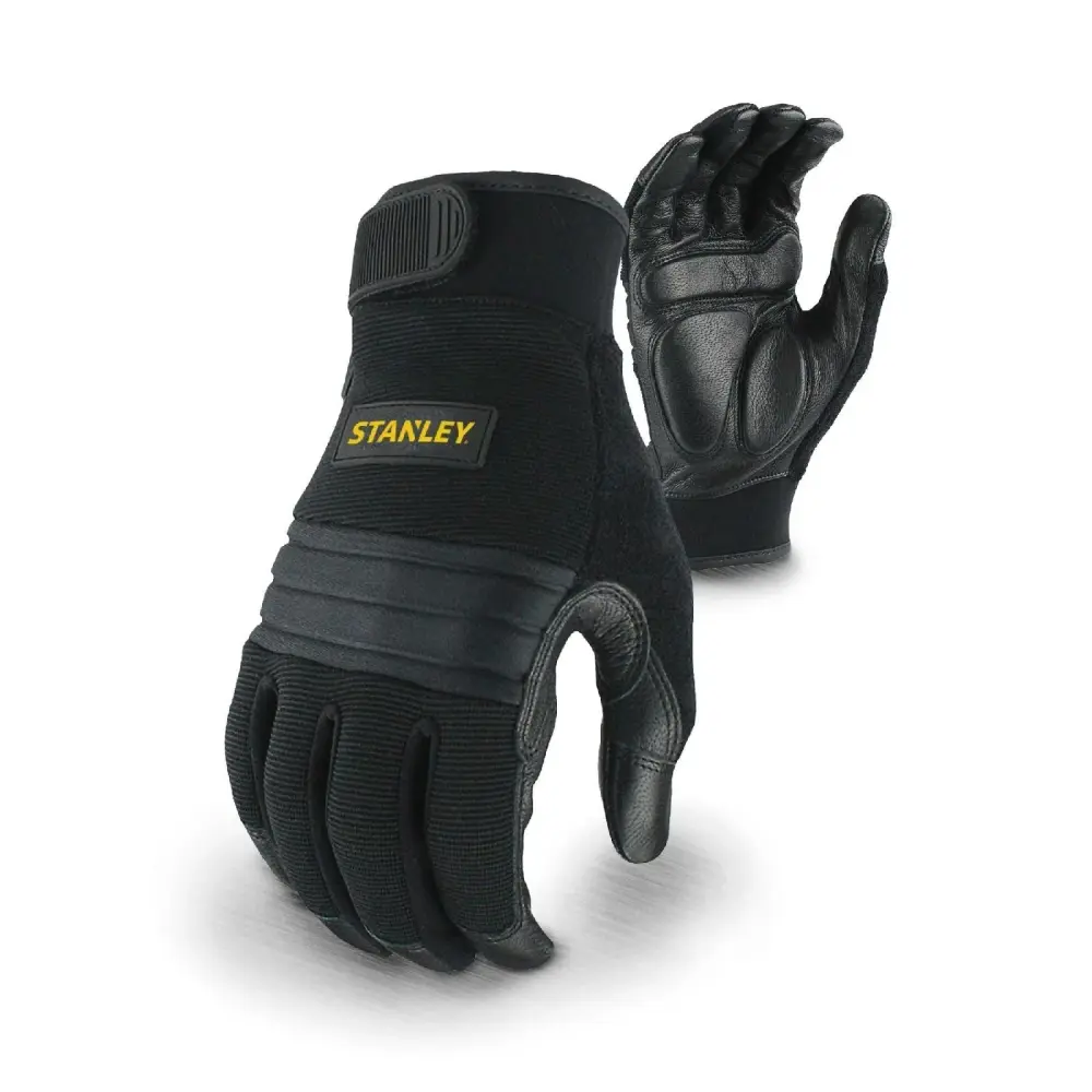 Stanley Vibration Performance Glove - Ebony - Size Lge (27690-46582-04)