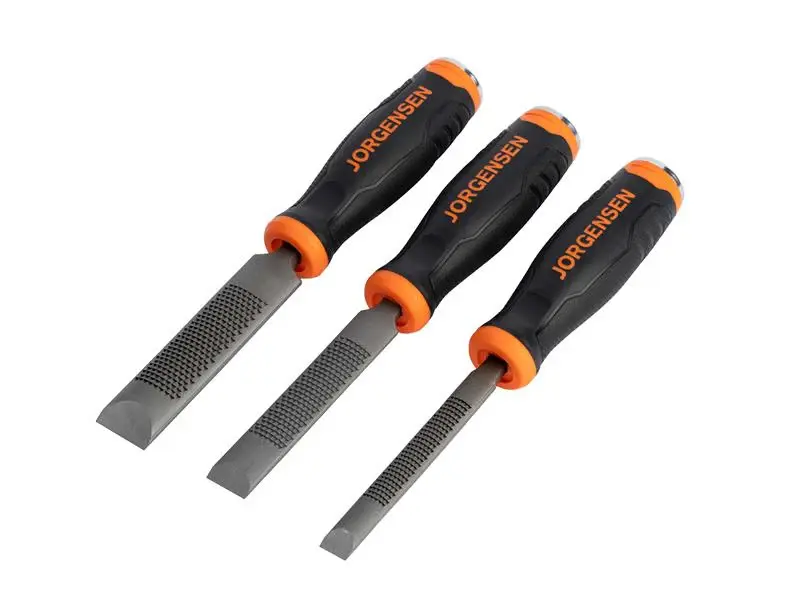 Tempered Blade Pony Jorgensen Coarse Rasp Chisel Place, 3 Piece
