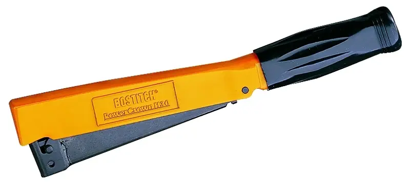 Bostitch PowerCrown Series H30-8 Hammer Tacker, 84 Magazine, Hardened Staple Drop Forged Steel