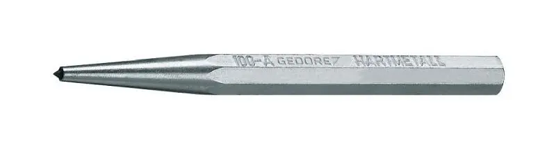 GEDORE 100 -10 Centre punch 8-edge, carbide tip, 8721720