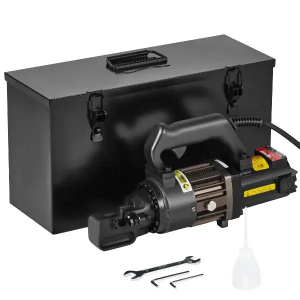 VEVOR 1000W Electric Hydraulic Rebar Cutter Cutting up to 5/8 Inch 4-16mm #5, GJQDJQX16MMLANFZXV1