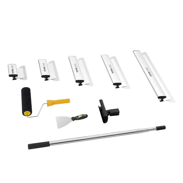 VEVOR Drywall Skimming Blade Set, 7/10/14/16/24 Skimming Blades + 34 - 81.6 Extension Handle Pole, DBSNZGDTZB5P59QZ2V0