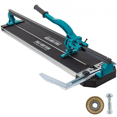 VEVOR Heavy Duty Tile Cutter 3/5inch Cap 31inch Blue Precise Laser Positioning Single Rail, CZQGJ800MMSDDGWZCV0