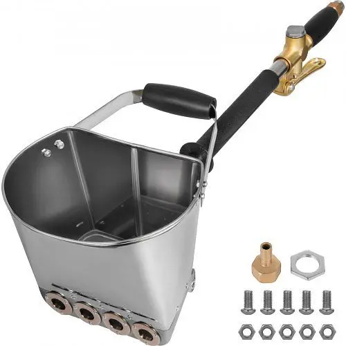 VEVOR Robust 4 Jet Cement Mortar Sprayer Wall Acrylic Painting Construction Handrail Accessible, SJHHNTJBJ-PQMK001V0