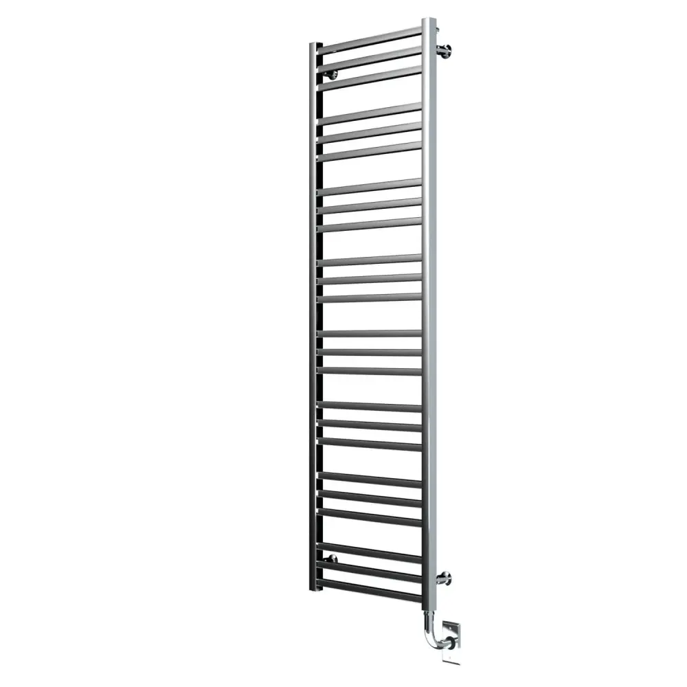Chauffe-serviettes hydronique Avento 19,5" x 64" - Shiny metal