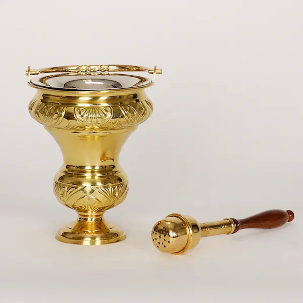Holy Water Bucket w/ Sprinkler - H-136 | Adrian Hamers