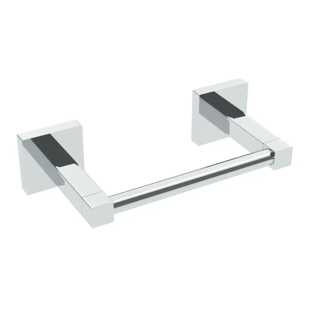 Porte-papier toilette pivotant chauffant - Chromium
