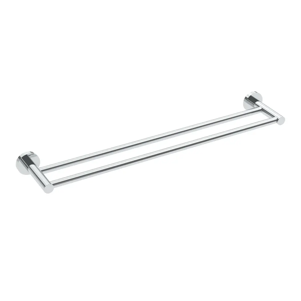 Porte-serviettes double Lava 24 po - Chromium