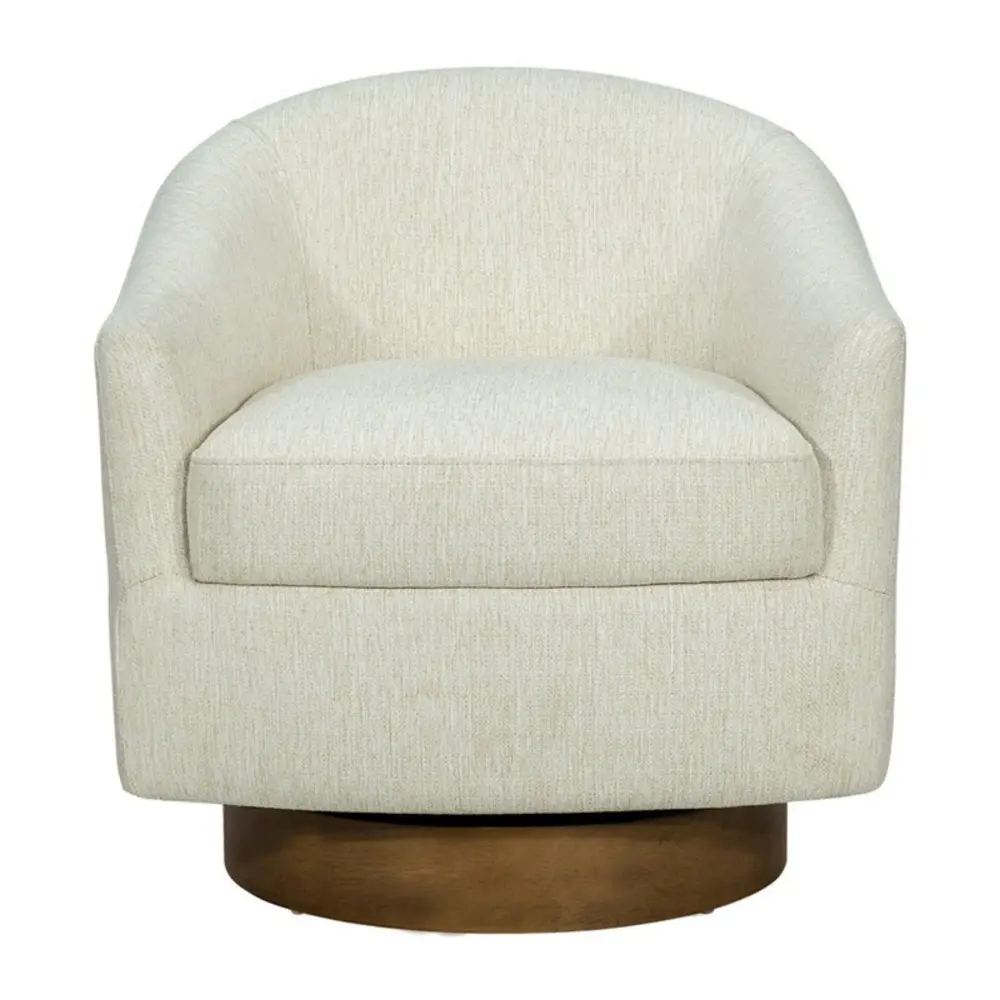 Upholstered Revolve Chair - Cream