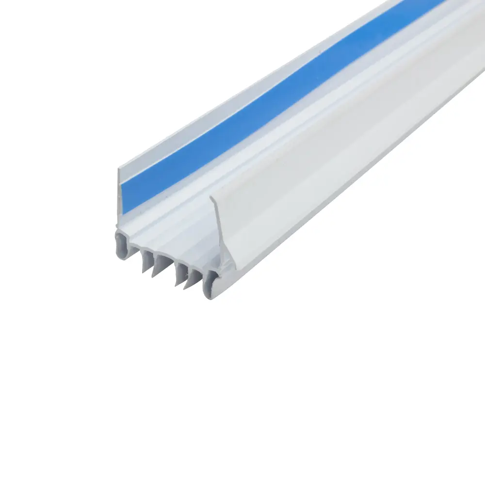 U-shape door bottom 36'' vinyl + rubber fins Painless One