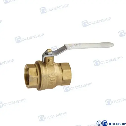 VALVULA ESFERA 3/4'' H.H. EN LATON CR Zinc Plated