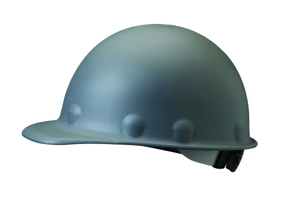 Fibre-Metal Honeywell P2ARW09A000 Super Eight Ratchet Fiber Glass Cap Style Durable Hat, Grey