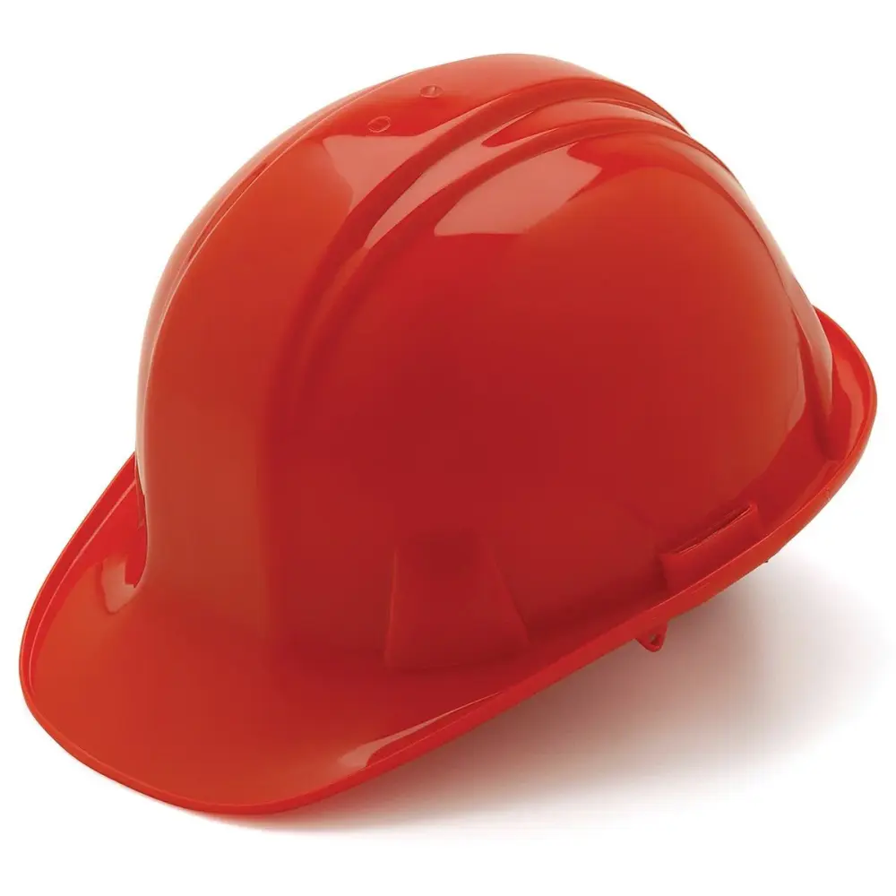 Pyramex HP14120 Hard Hat - 4-Point RatchetSuspension - Cherry