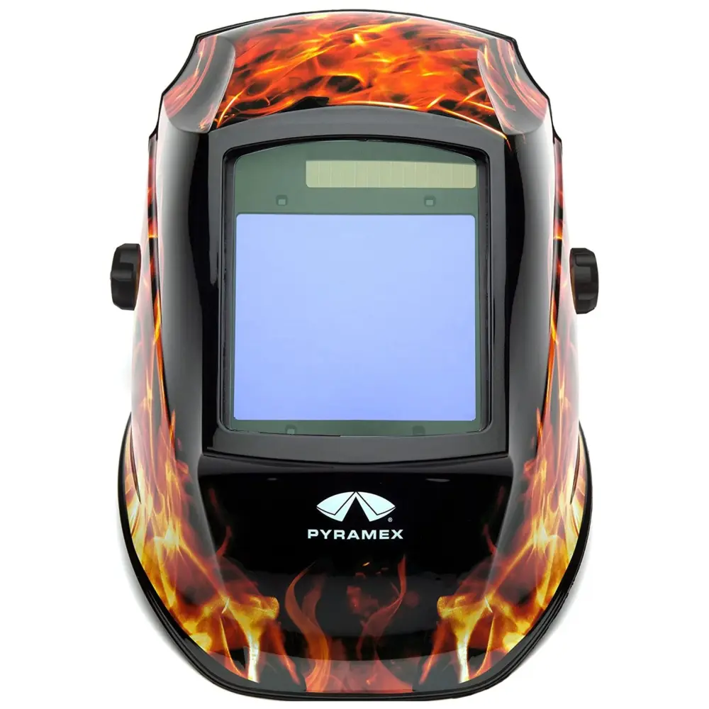 PYRAMEX WHAM3030FL- AUTO DARKENING WELDING HELMET -FLAMES
