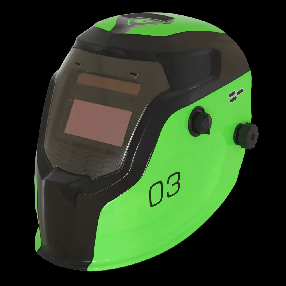 Sealey PWH3 Auto Darkening Welding Helmet - Shade 9-13 - Olive
