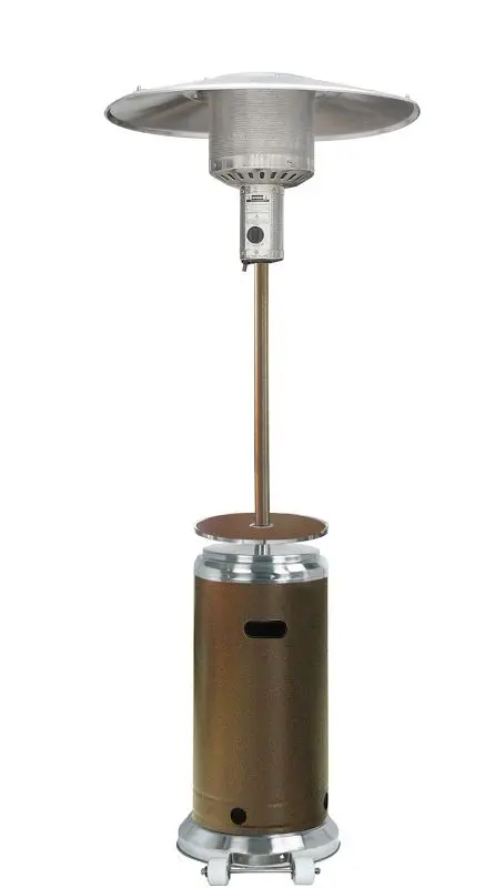 AZ Durable Patio Heaters Outdoor Two-Toned Patio Heater Stainless Steel and Tack Hammered Bronze, HLDS01-SSHGT AZ Patio He...