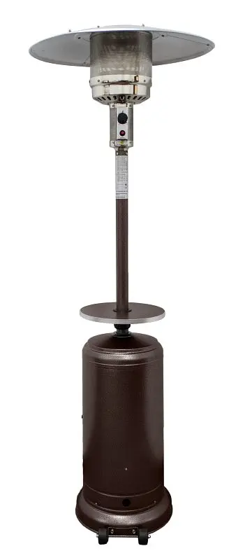 AZ Grooved Patio Heaters Outdoor Patio Heater Adjustable Table Claw Hammered Bronze, HLDS01-CGT AZ Patio Heaters