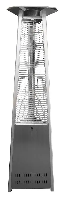 AZ Patio Heaters Commercial Glass Tube Patio Heater Stainless Steel, HLDS01-CGTSS