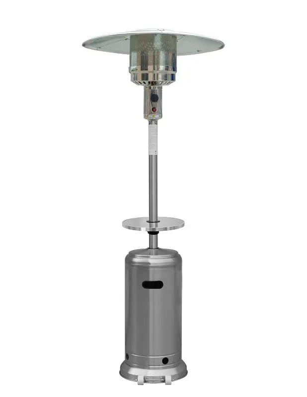 AZ Patio Heaters Outdoor Patio Heater Stainless Tool Steel, Convection Heating, HLDS01-BST