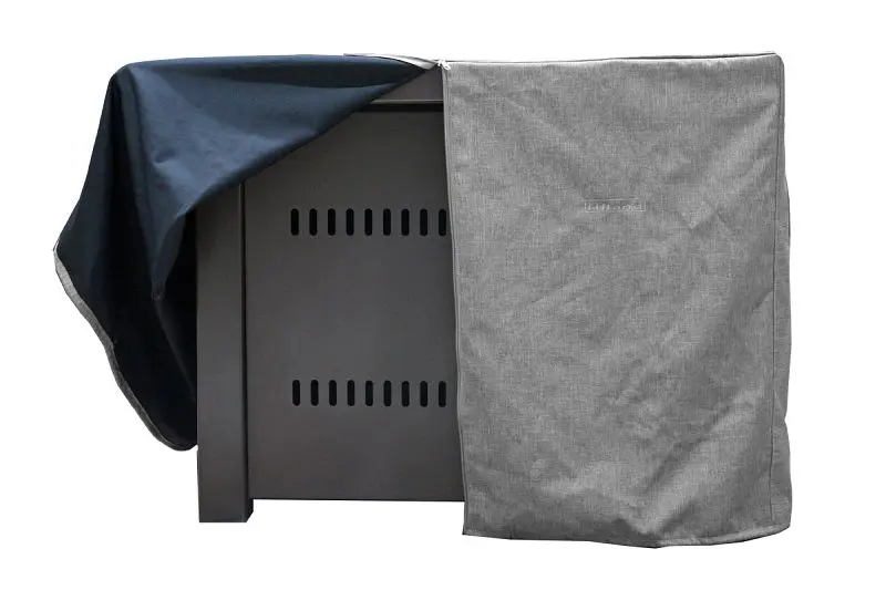 AZ Patio Heaters Square Fire Pit Commercial Cover Graphite, CHC-GSF-G