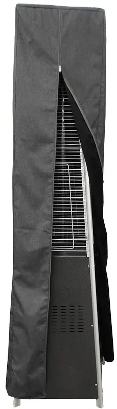 AZ Patio Heaters Square Glass Cartridge Patio Heater Commercial Cover Charcoal, CHC-SGT-G