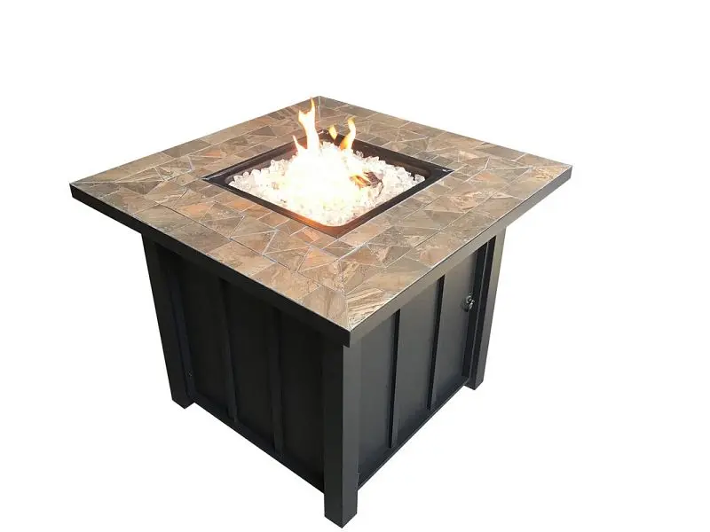 AZ Patio Heaters Square Tile Top Fire Pit, AFP-STT
