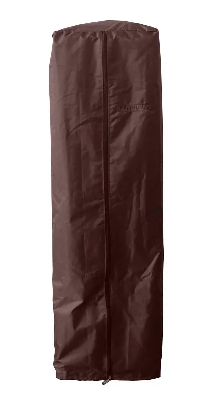 AZ Patio Heaters Table Top Glass Tube Patio Heater Cover Mocha, HVD-GTTCV-M