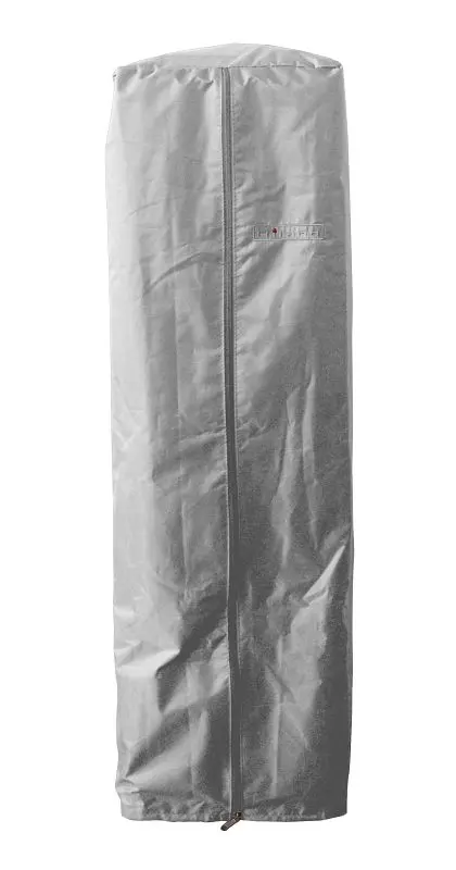 AZ Patio Heaters Table Top Glass Tube Patio Heater Cover Chrome Silver, HVD-GTTCV-S