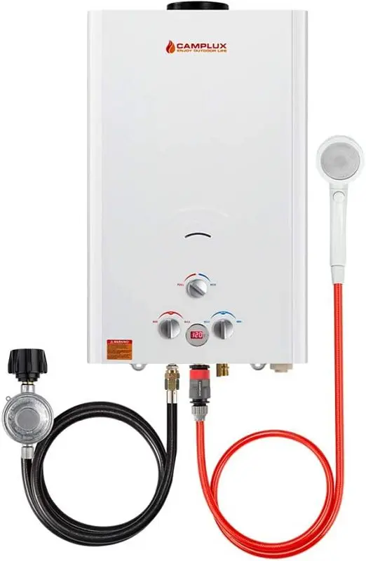 Camplux 16L Outdoor Travel-friendly Tankless Water Heater, 4.22 GPM, BW422LP