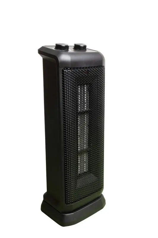 Ease Glow 18" Ceramic PTC Tower Heater Oscillation, CEH625 Comfort Glow