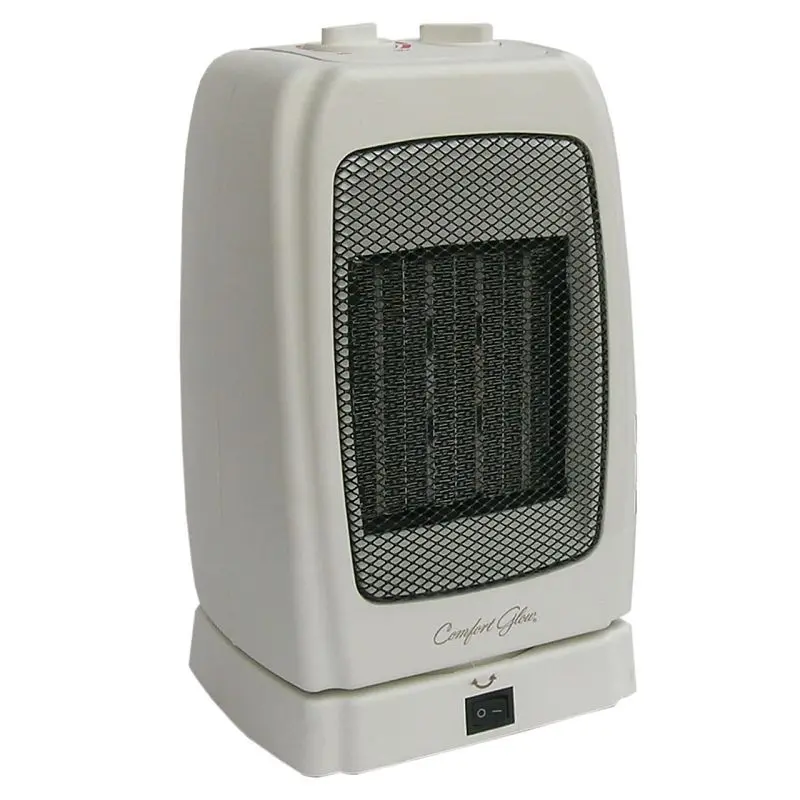 Ease Glow Electric Ceramic Heater, Oscillating, 5200 BTU, 1500 W, CEH255 Comfort Glow