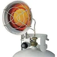 Dura Heat Single Burner Propane (LP) Tank Top Heater, 9K-13K-15K BTU, Match light, TT-15CSA