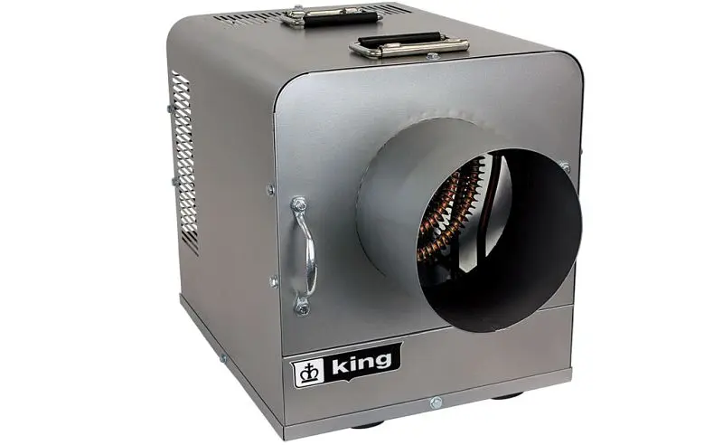 King Biodegradable Electric PKB-DT Ductable Travel-friendly Unit Heater 240V 10KW 1-Phase, PKB2410-1-T-DT-FM King Electric