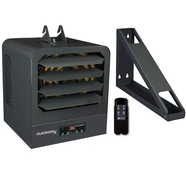 King Electric KB Platinumx Unit Heater, 240V 7.5KW Multiphase, 24V Regulation, KB2407-3MP-PLTMX