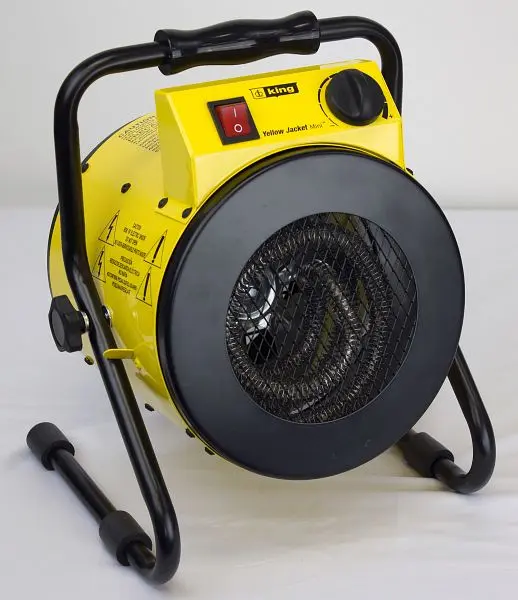 King Electric PSH Travel-friendly Heater 120V-1500W Thermostat & Plug Cord, PSH1215T