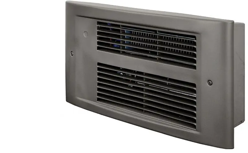 King Electric PX series EaseCraft wall heater, PX 240V, 1750W, Satin Nickel, Color Packaging, PX2417-SN-R