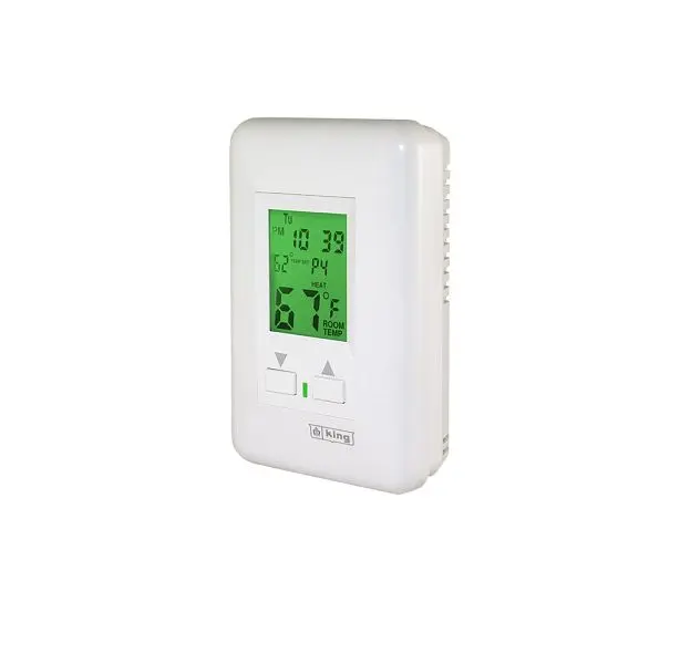 King Electric Thermostat Hyd 120V 2 Circut Timer 12.5 Amp Programmable, HWPT120