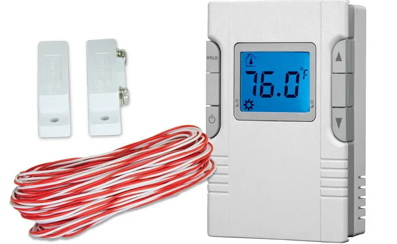 King Electric Thermostat Kit, WR 240V 16 Amp Window Contact & 50Ft 18/2 Wire, WR230-B-KIT