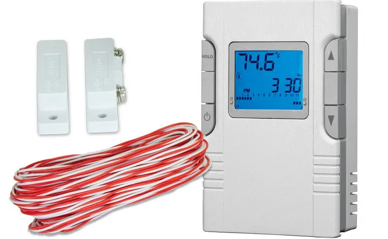 King Electric Thermostat Kit, WRP 240V 16 Amp Window Contact & 50Ft 18/2 Wire, WRP230-B-KIT