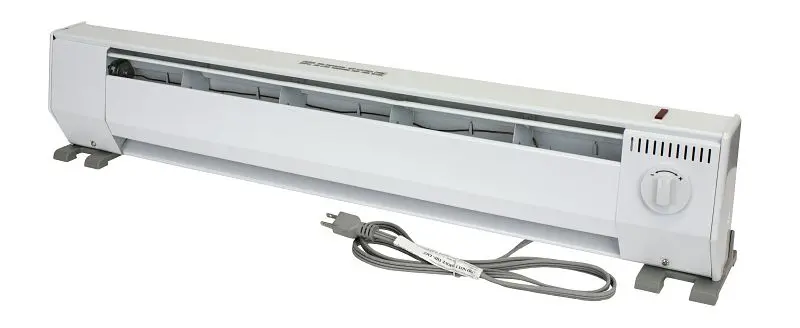 King Electric KP Travel-friendly BB Heater 3Ft 120V 1000W Cream, KPH1210