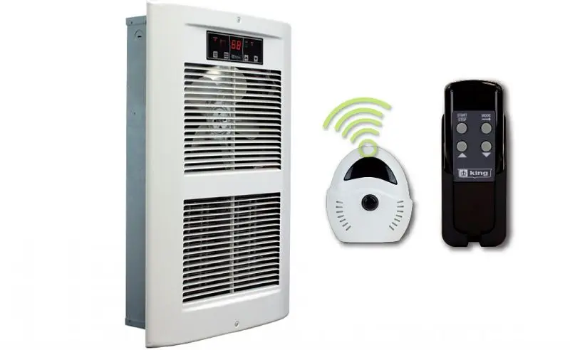 King Grip Electric Large Wall Heater, LPW Eco, 208V 4500W, Ivory Dove, Retail Packaging, LPW2045-ECO-WD-R King Electric