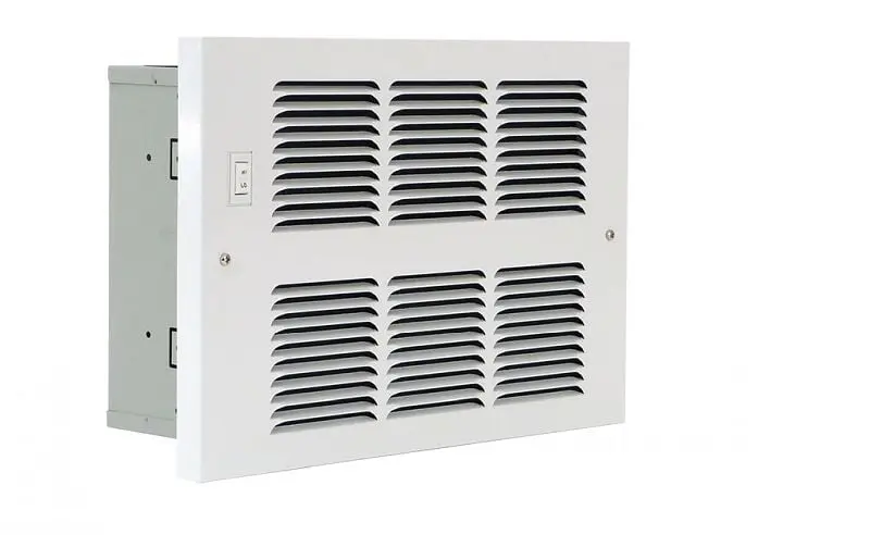 King Non-Toxic Electric hydronic Wall Heater SM 4700/5800 BTU Aqua Switch & Fan Switch White, H612 4/5-AS/FS-GW King E...
