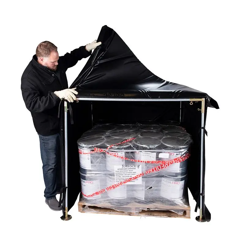 Powerblanket Wear-Resistant PRO Model Bulk Material Warmer, Travel-friendly Job-Site Pallet Heater, Max Temp 120°F, HB64P...