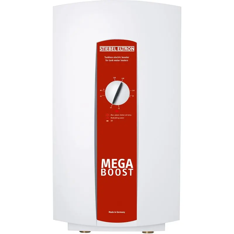 Stiebel Eltron Megaincrease Copper Tankless Electric Booster Water Heater, 524201